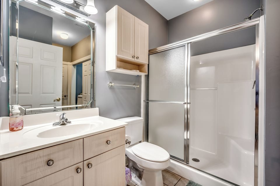 2nd Bathroom with Walk-in Shower