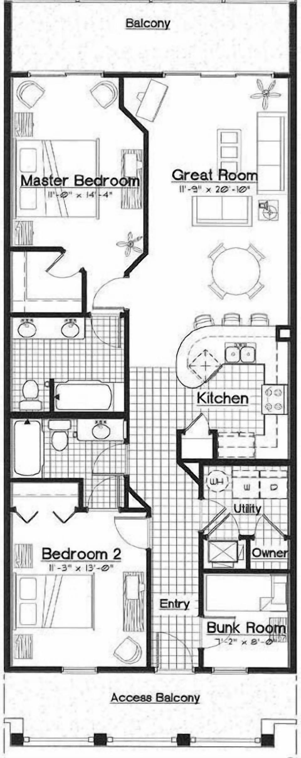 1200sq. ft. of Space!