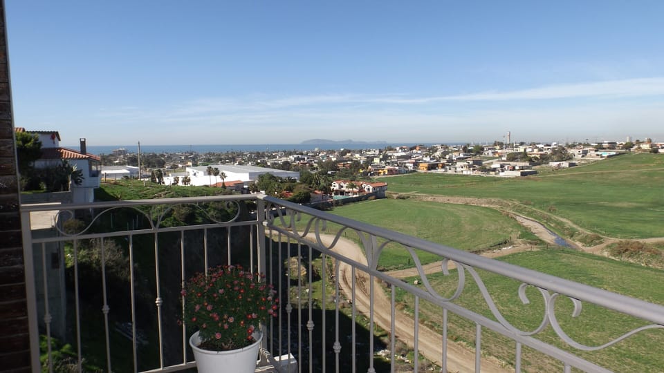 View from balcony of 1 bdrm apt.