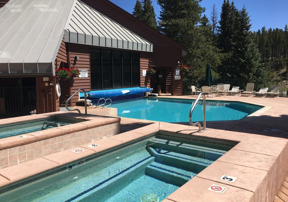 Pool and Hot Tubs (steam room is inside)