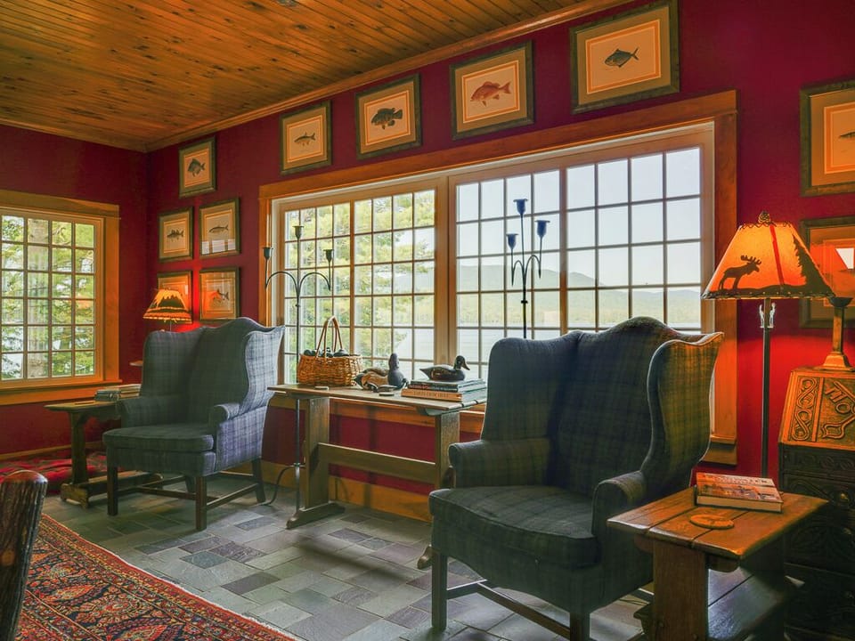 The view of the lake from the Great Room.