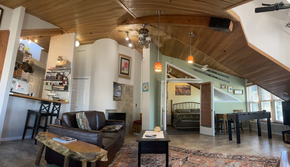 Foosball table always available.