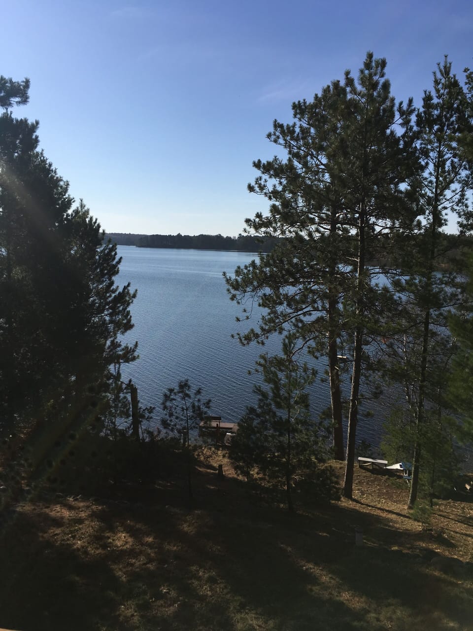 Lake view off the deck 