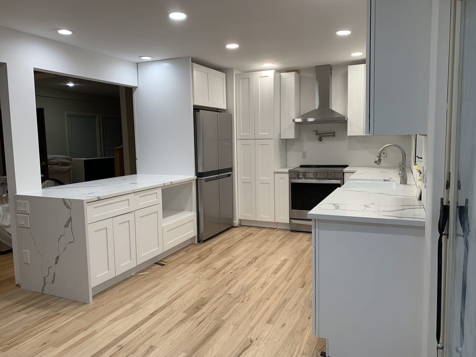 Newly renovated kitchen 