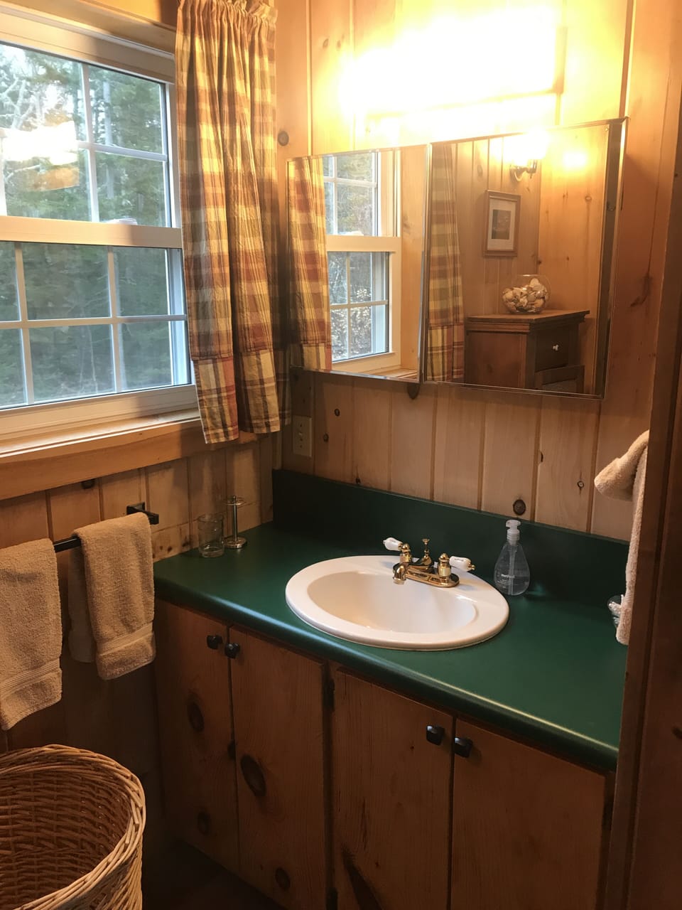 Sink in Main Bath in the center of the house.
