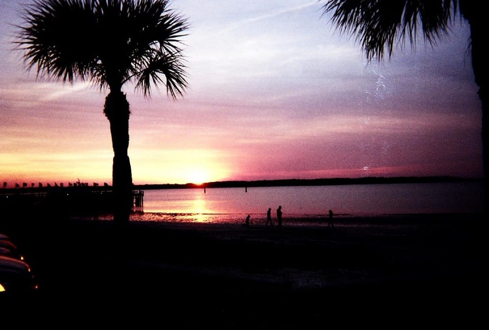 evening falls in Harbour Town