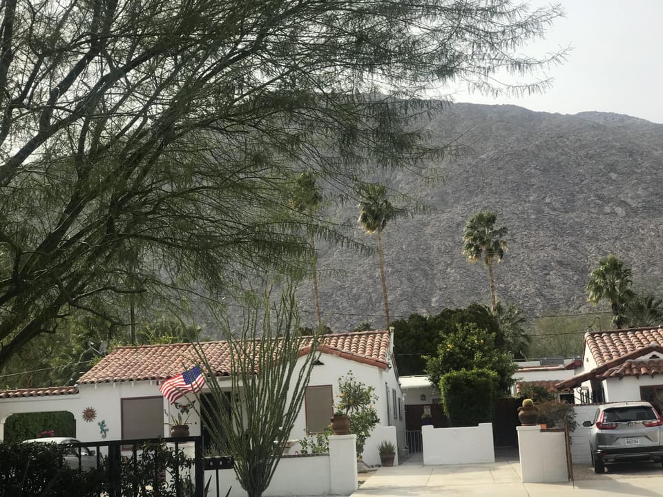 West facing mountain view from bedroom