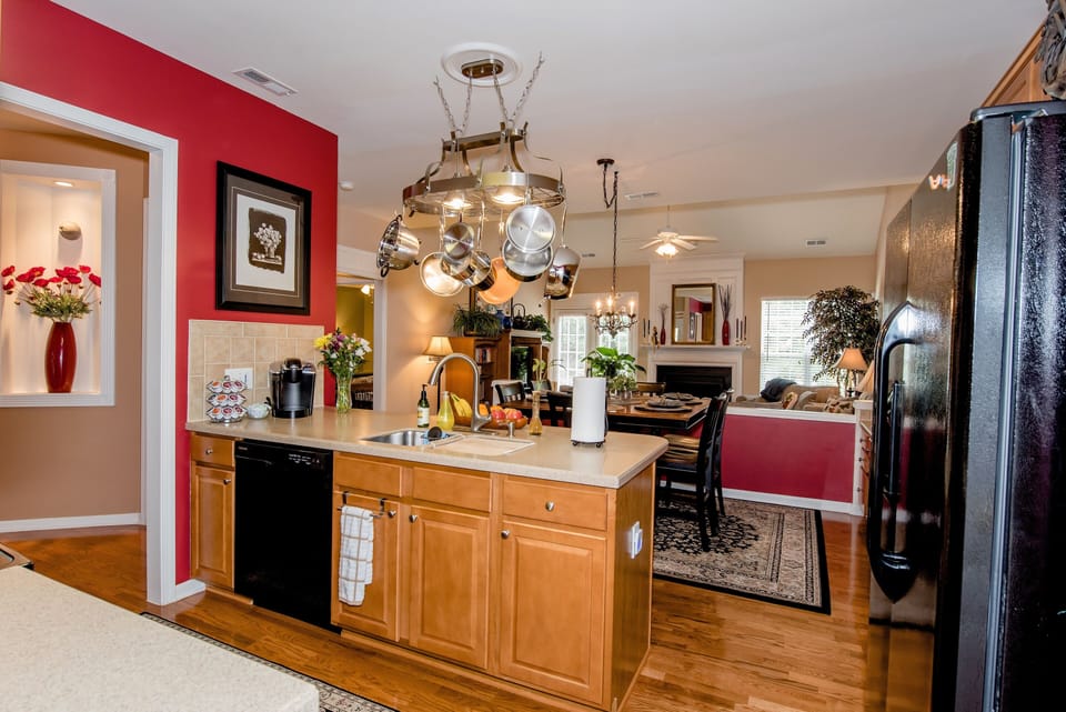 A fully equipped kitchen, ready to make a full meal or just a quick snack.