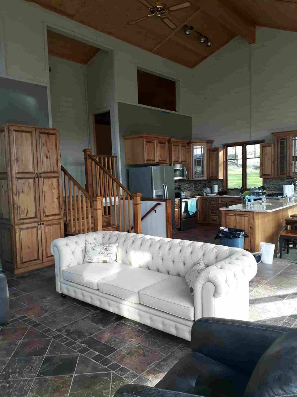Living Room (don't mind the clutter)