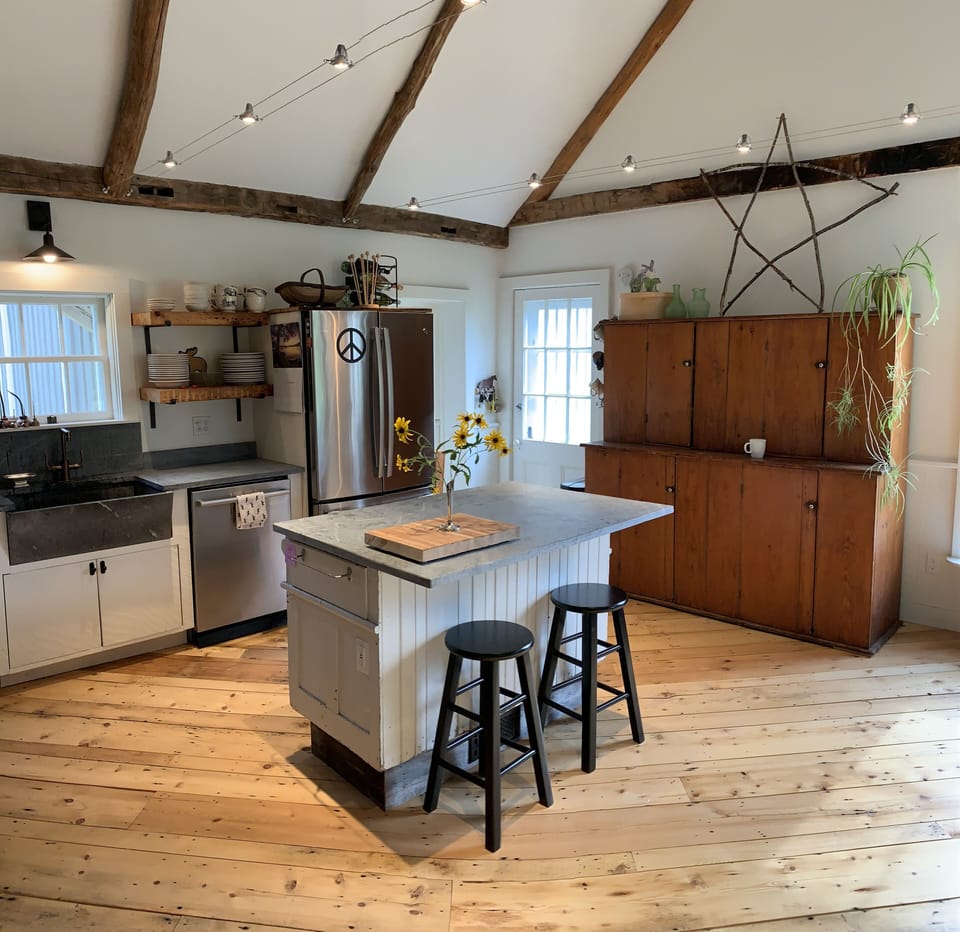 Kitchen is well equipped and very appealing.