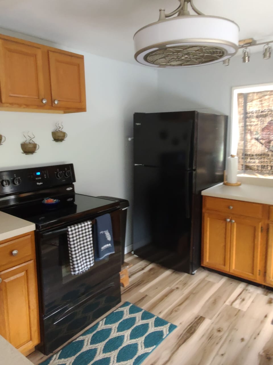 New stove and refrigerator 