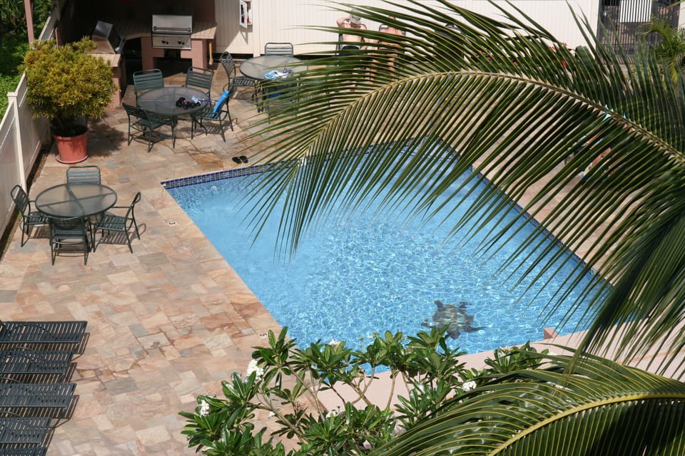 Two pools on site