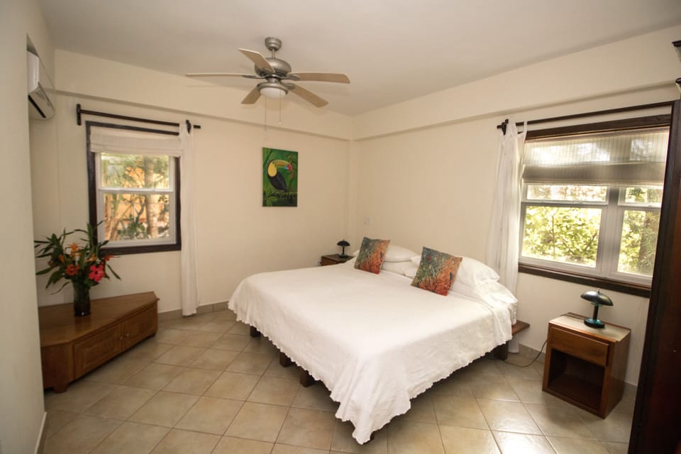 "Garden Suite" bedroom 2 shown with king size bed