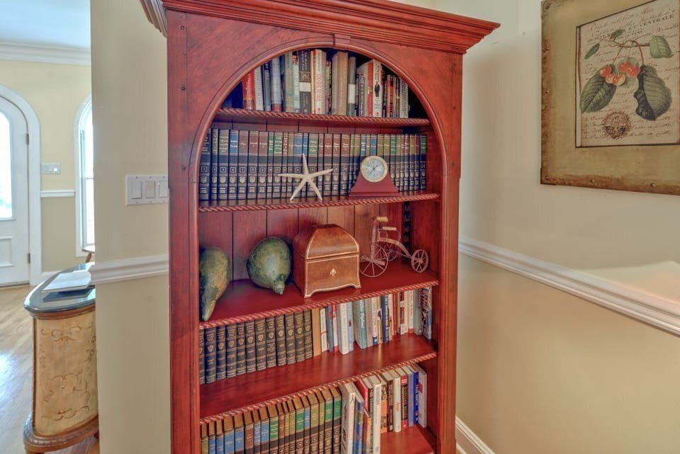 Borrow a book - a beach novel or a leather bound classic - to enjoy on vacation
