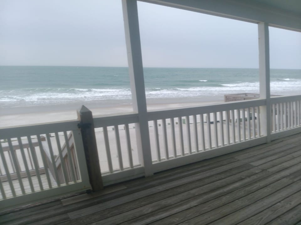 Ocean front view from porch