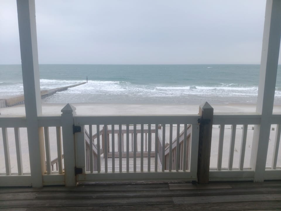 Ocean front view from porch