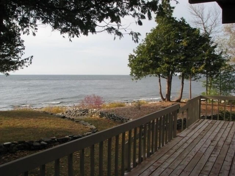FRONT DECK OVERLOOKING THE BAY
