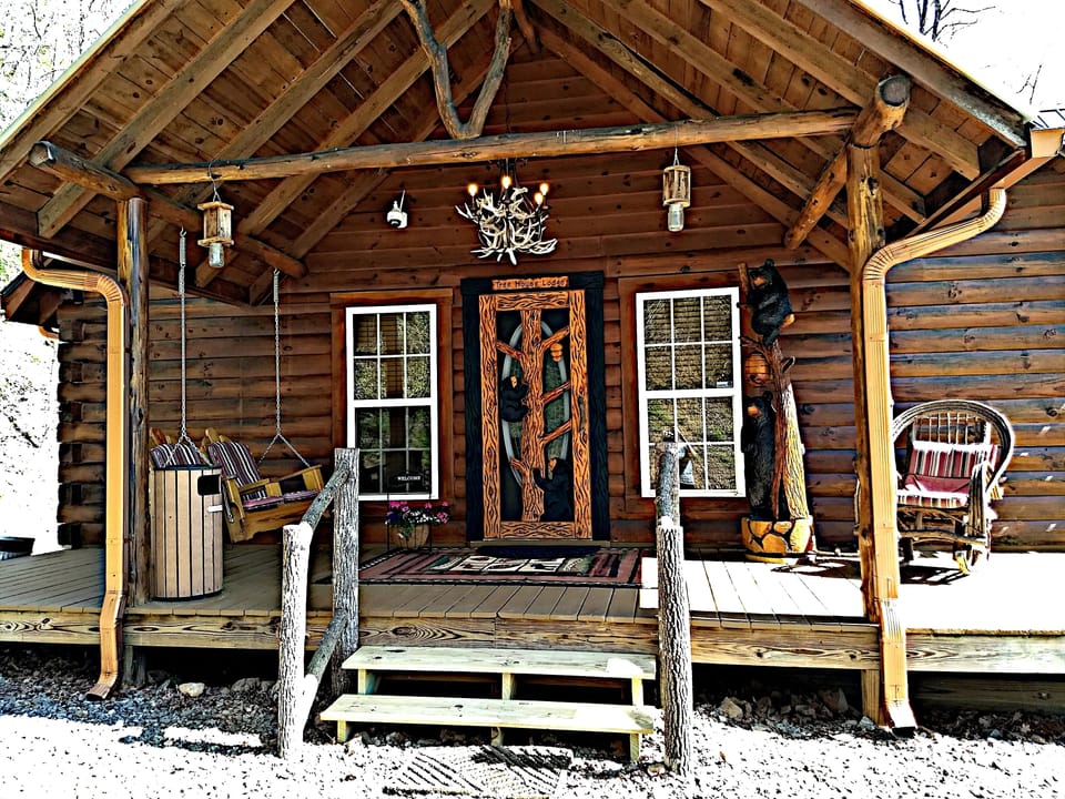 Front View Of Lodge