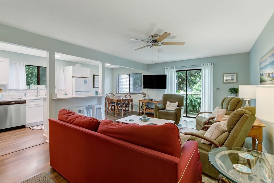 Bright, open concept living space