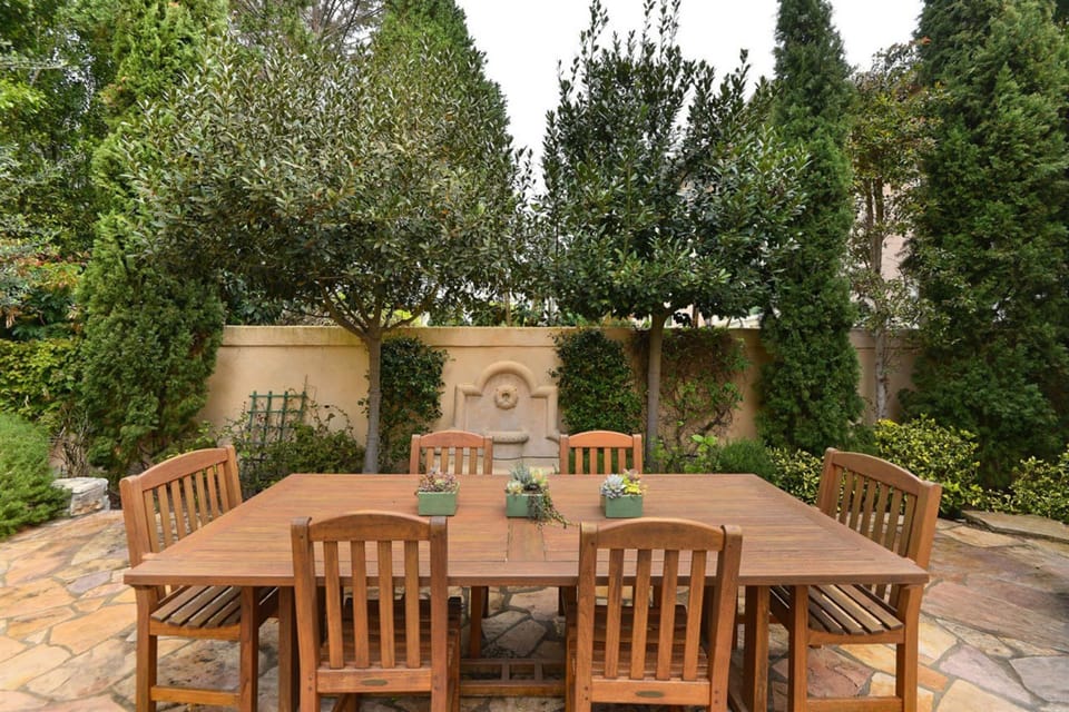 Outside eating area