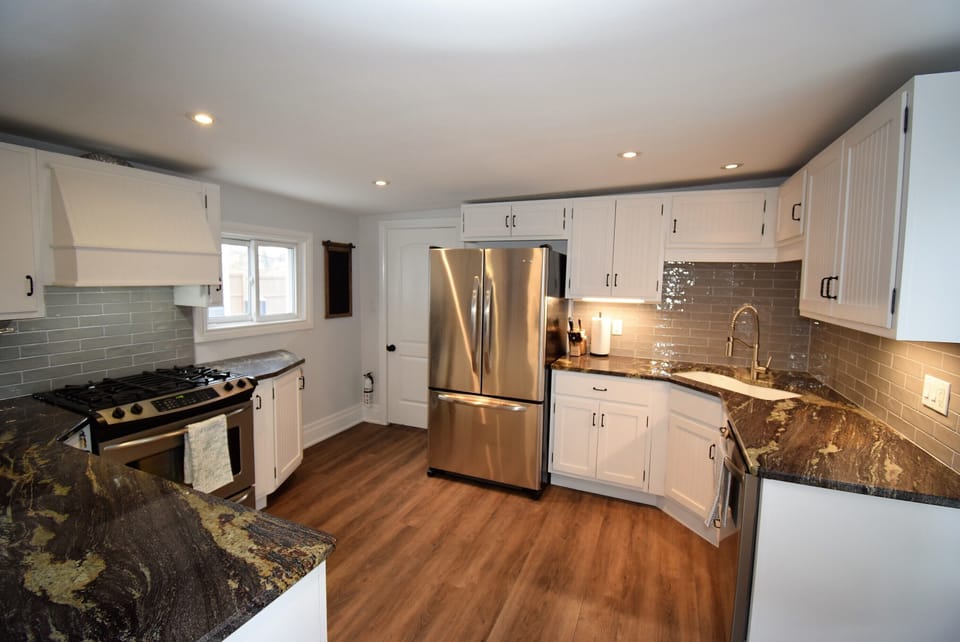 Fully stocked kitchen