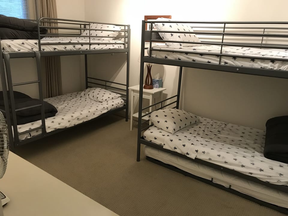 Bunk room, with trundle under bunk on right