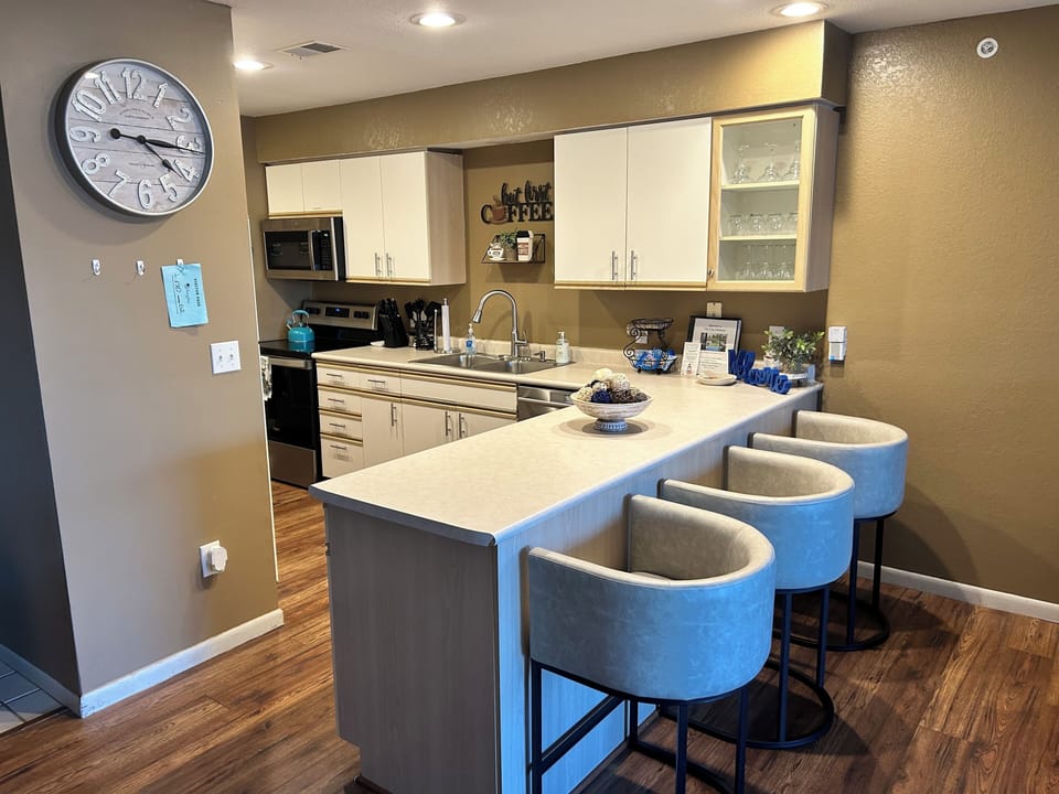 Open floor plan.