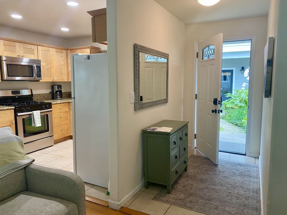 Entry way from garden