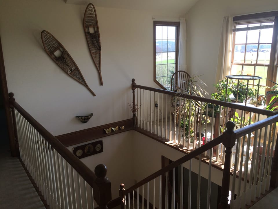 The upstairs loft.
