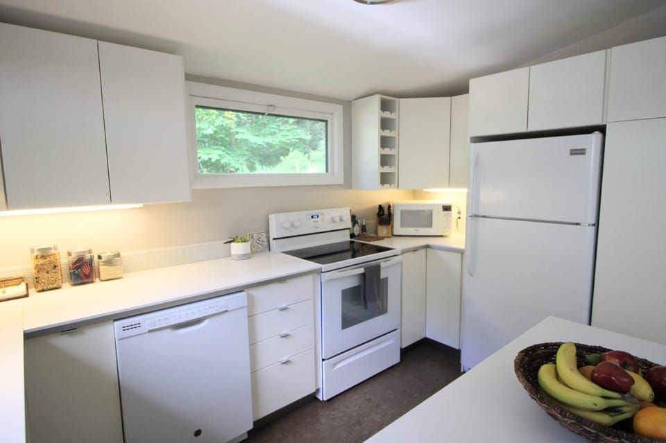 Fully equipped kitchen for all your cooking needs 