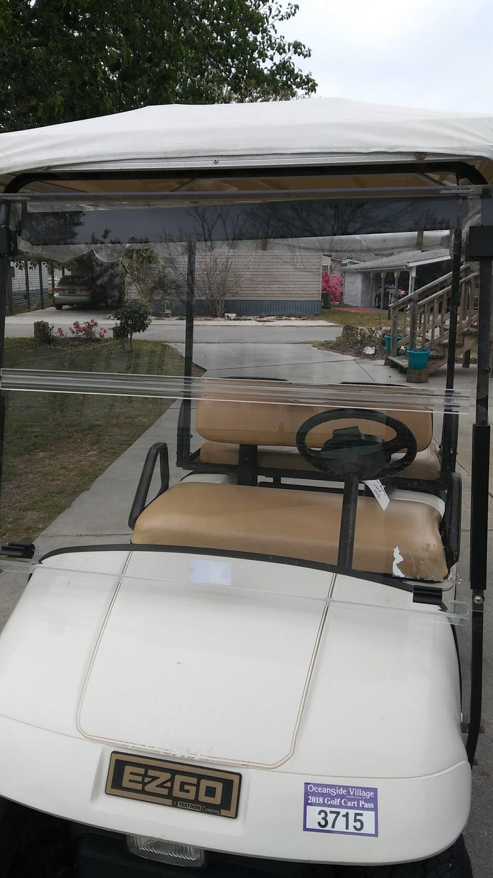  golf cart provided 