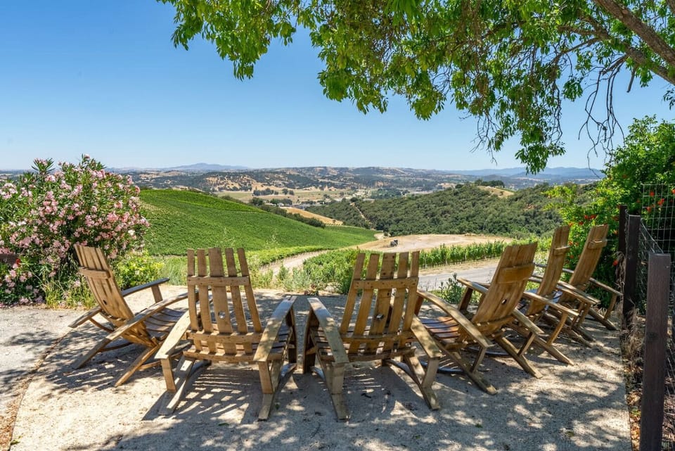 Views for miles from The Source Home at 1000 Kiler Canyon Road.