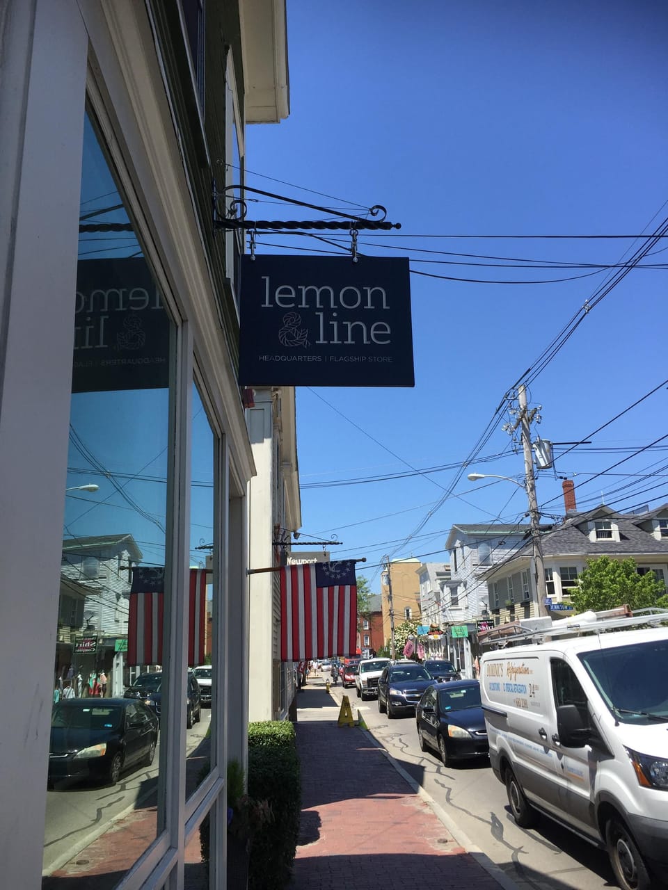 View from the front door, looking North, towards America's Cup, about 3 blocks