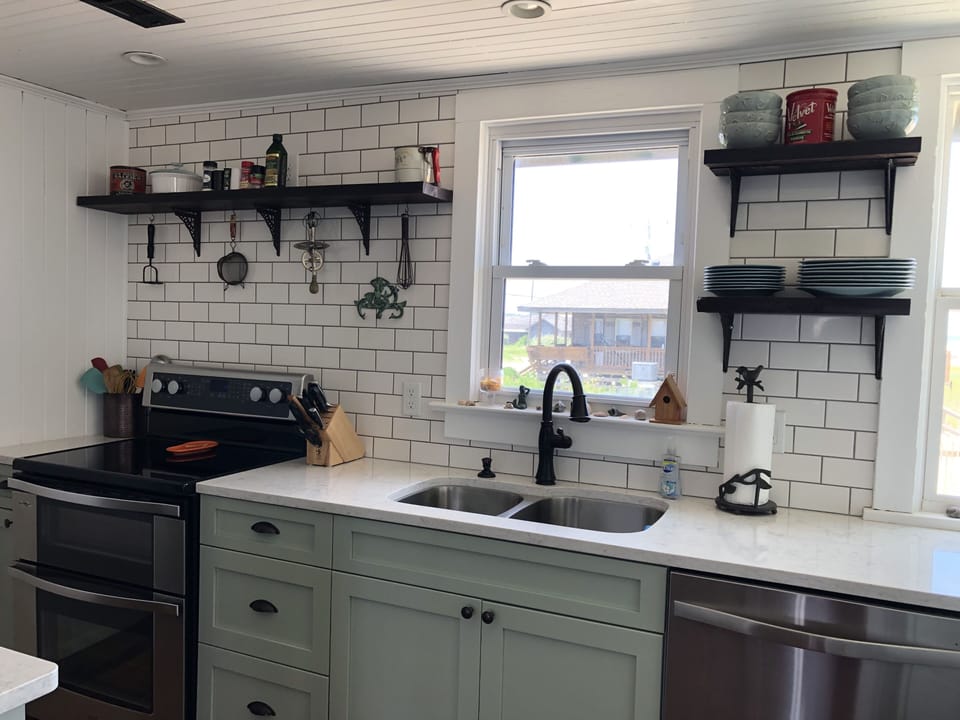 Well appointed kitchen.