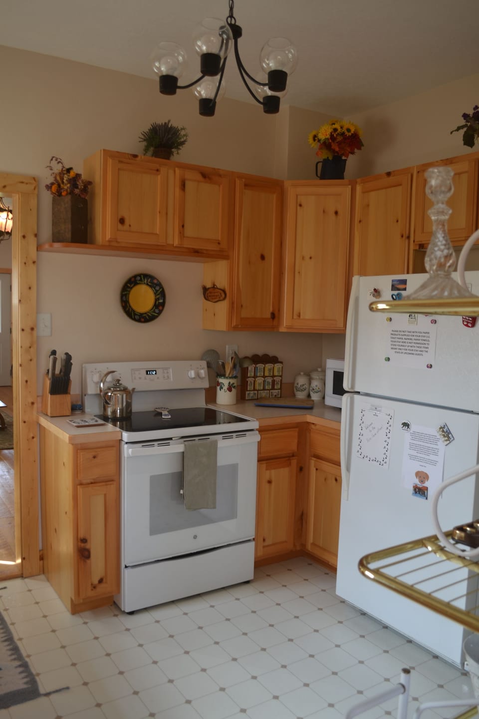 A sunny, bright kitchen with everything you need