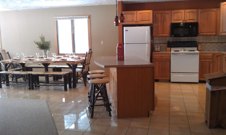 View of Open Kitchen & Dining Area