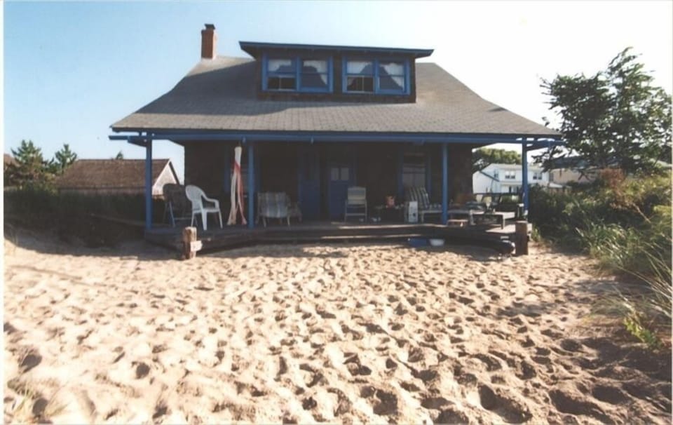 The "Cottage" viewed from the path to the Sound 