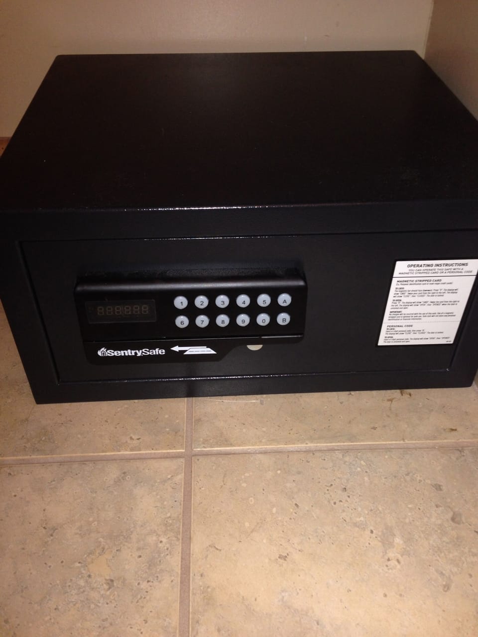 In-room safe to store your valuables