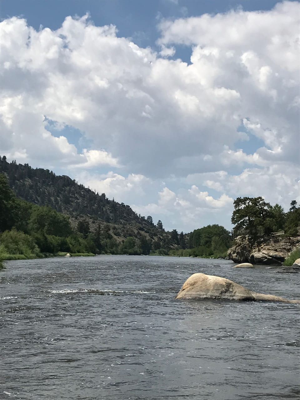 The North Platte River from the Bennett Peak access.