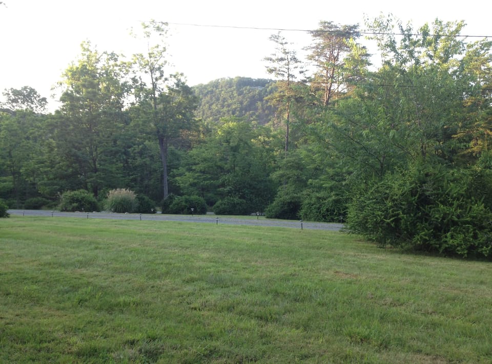 Spectacular mountain views from the property