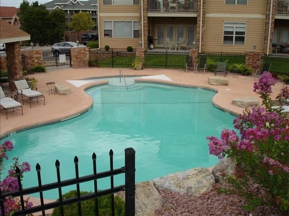Closeup of the Heated Pool.