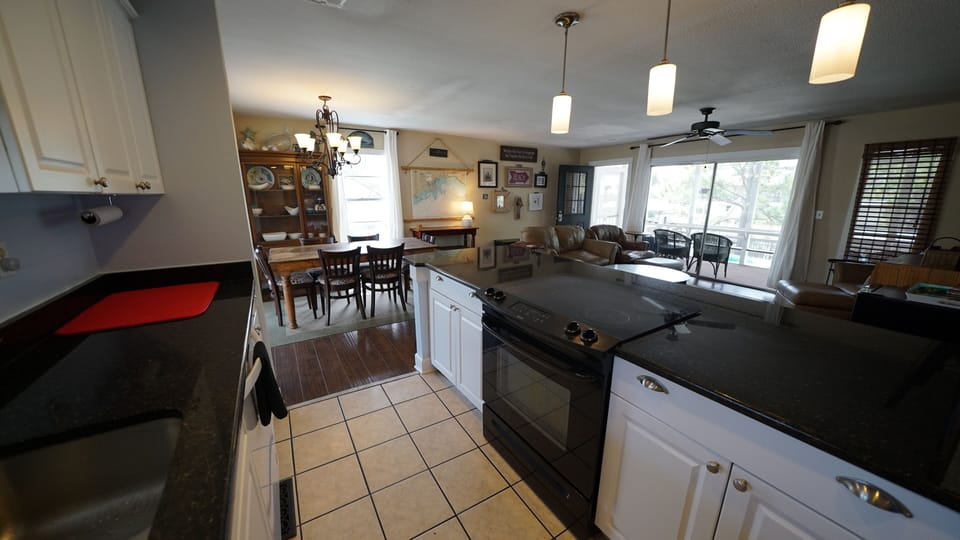 Kitchen allows you to keep up with everything going on around you.