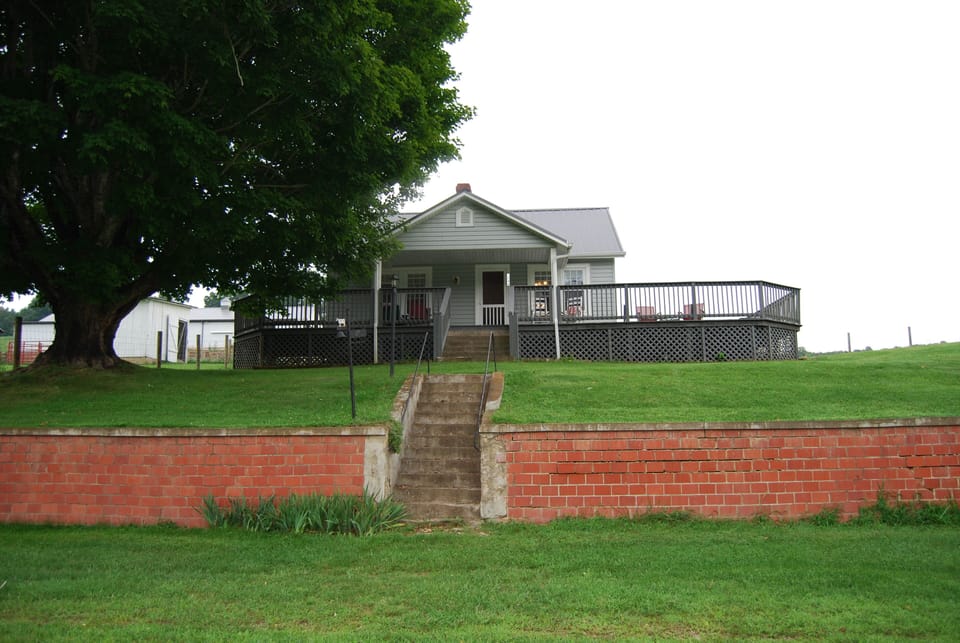 Enjoy relaxing on the large wrap around front porch