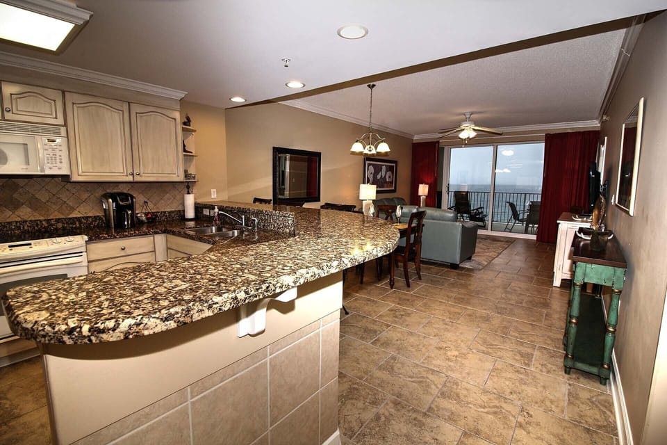 View as you walk in the front door