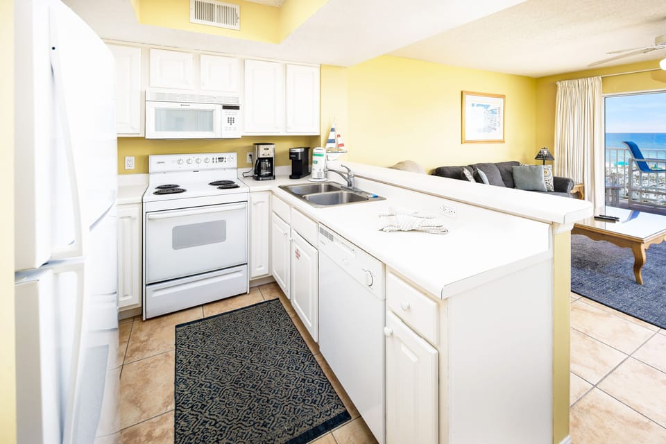 Kitchen - 
Gulf Dunes 214 Fort Walton Beach Okaloosa Island Vacation Rentals
