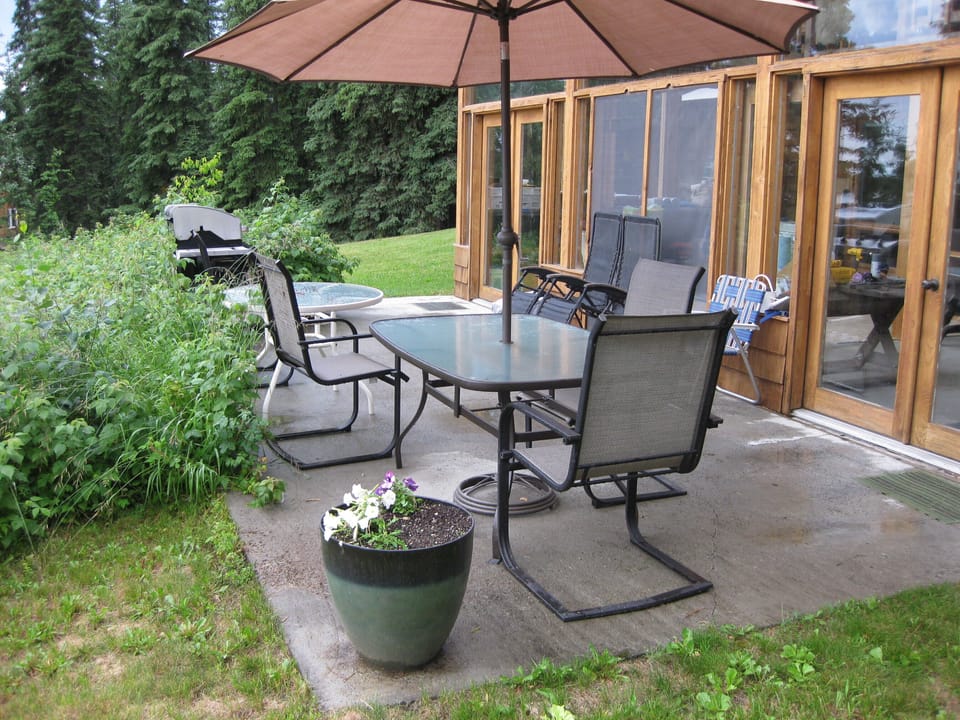 Backyard patio