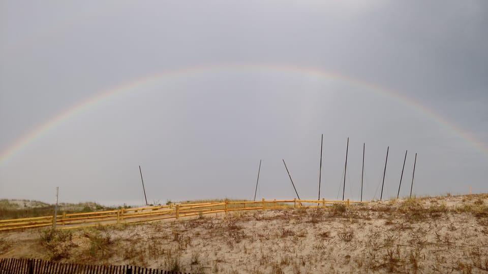 Rainbow on 41st beach