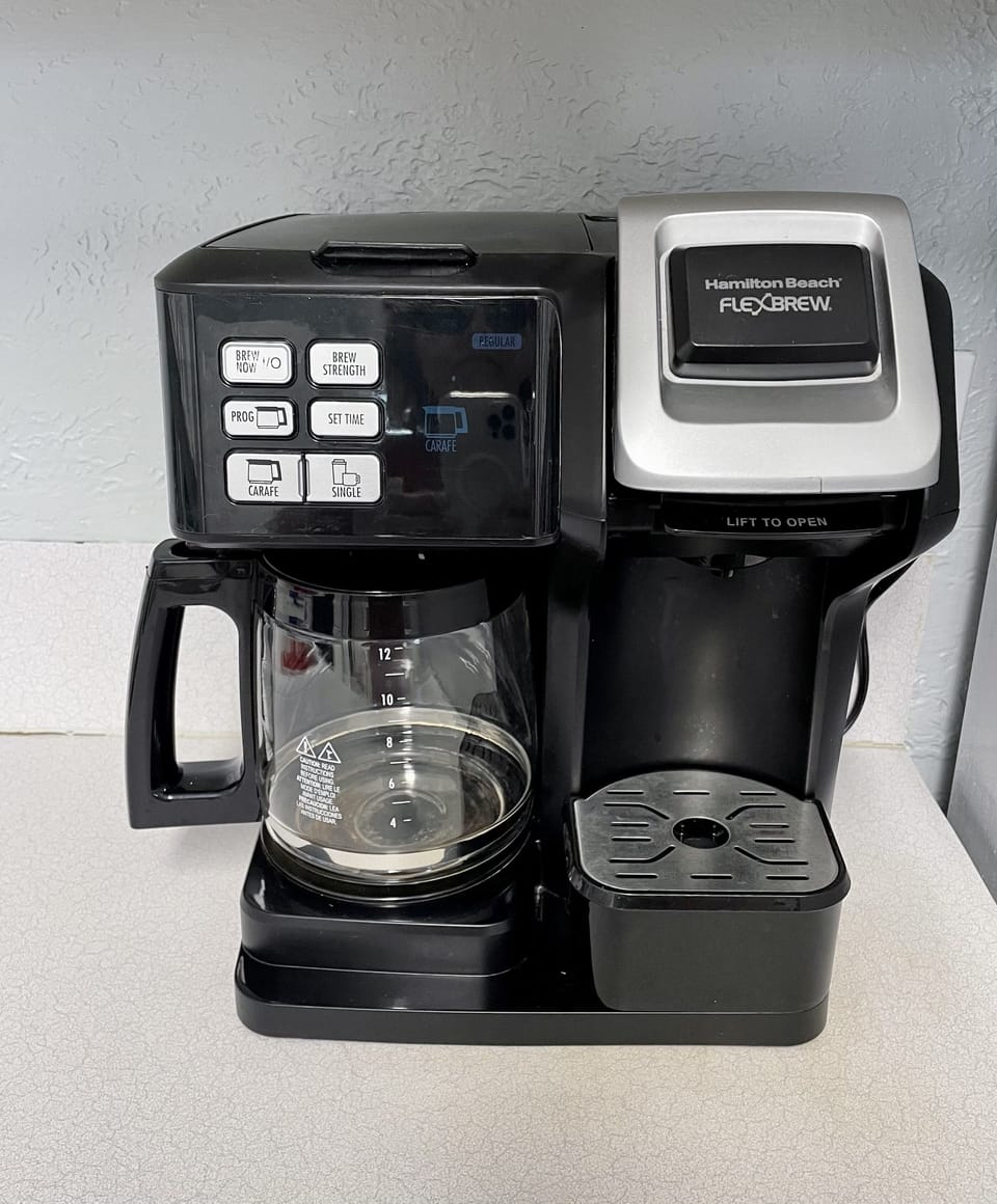 Keurig and Standard coffee pot