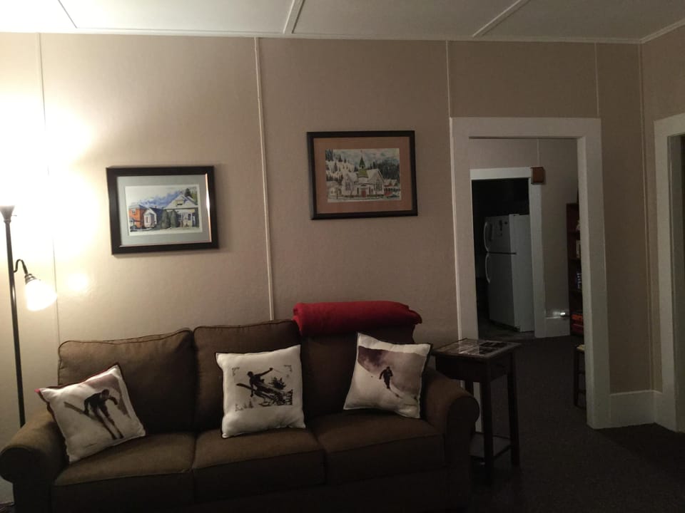 Living room queen sofa bed.