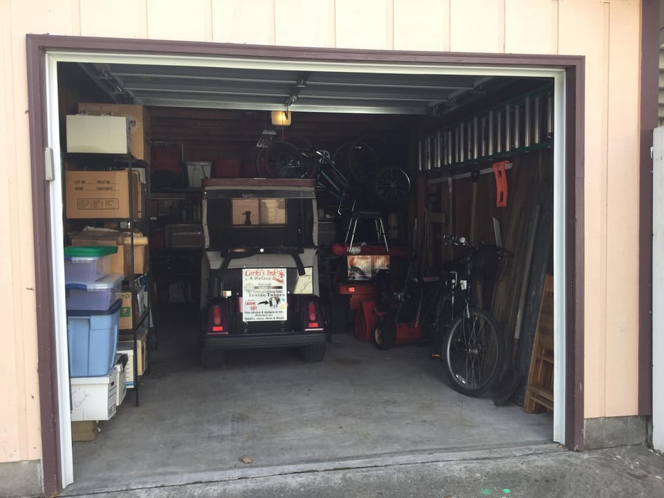 Plenty of room for safe storage of bikes, etc.